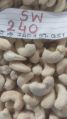 White sw240 dried cashew nuts