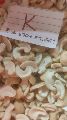 White Organic w210 k split cashew nuts