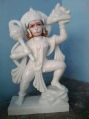Marble White Hanuman Ji Statue