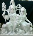 Marble White Shiv Parivar Statue