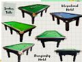 Teak Wood sagwan wood green Suzuki Tables snooker table