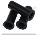 Round Black Plain Shibaam Nylon Bushes