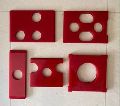 Polypropylene Rectangular Square Red Shibaam polyurethane rock pads