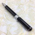 Round Black Plain Polish rollerball metal pen