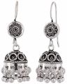 Antique Oxidised Silver Jhumkis