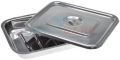 Stainless Steel Medical Instrument Tray with Cover