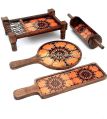 Custom Design Handmade wooden serving tray platters for table decor