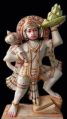 3.6 Feet Marble Hanuman Statue