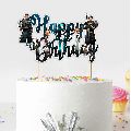 Shadow Fight 4 Happy Birthday Cake Topper