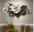 Metal Colorful Flower Wall Decor