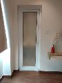 White upvc bathroom door