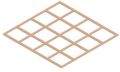 Copper C101 BS EN 13601 Brown lattice copper earth plate