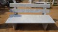 Granite Bench with Backrest