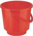 Swati red plastic bucket