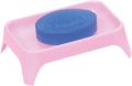 Pink Plain plastic soap case