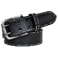 Men's Double Pin Full Grain Leather Belt
