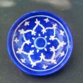 Heritage India  /Blue Pottery Wall Hanging Plates Size 4&amp;quot; Inches  BPWHP-007
