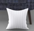 Stripes White JS HOME 300gm 16 x 16 inch square satin cushion filler