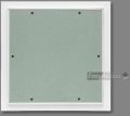 WHITE POWDER COATED FRAME  MR BORD GREEN easy access ceiling trap door