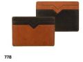Rectengular Square Black Brown Green Grey Pink Red Plain leather card holder