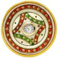 Round Simple Thali Table Clock