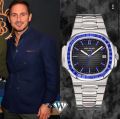 Patek Philippe Nautilus Silver Blue Emerald Swiss Automatic Watch