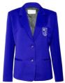 Woolen Plain School Blazer blue school uniform blazer