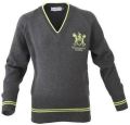 Grey School Uniform Sweater