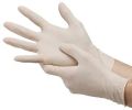 White latex examination gloves