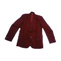 Woolen Plain School Blazer maroon school uniform blazer