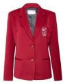 Woolen Plain School Blazer red school uniform blazer