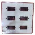 Plastic Wooden White electrical switch board
