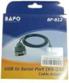 BAFO Technologies USB TO  RS-232 Cable Adapter (Black) BF-812