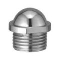 Round Silver Chrome Plated Sanware cp male thread brass plug