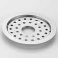 Round Silver Stainless Steel Sanware ss lock type hole drain cover
