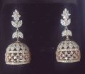 Round Diamond Jhumka Earring