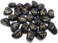 Black Rune Agate Stone