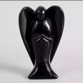 Black Agate Stone Angel