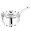 Stainless Steel Saucepan with Glass Lid