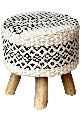 Knitted Ottoman Stool