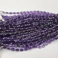 Attractive Amethyst Cushion Shape 6mm AAA Faceted Beads