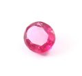 Polished natural ruby lite tourmaline faceted gemstone