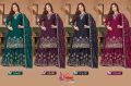 Georgette Fabric Embroidered Sharara Suits