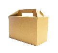Brown 6x12x12 inch handle corrugated box