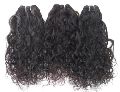 Natural Hairs 100-150gm Black IRHE natural mongolian curly hair