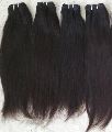 Human Hair 100-150gm Black Brownish IRHE processed raw straight hair