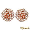 Diamond Earrings studded with Real Diamonds with 50% Off on Diamond Jewellery Making Charges