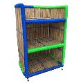 Handcrafted Bamboo Shoe Rack/ Stand/ Shelf For Outdoor/Indoor Use &amp;ndash; Medium Size