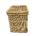 Handmade Bamboo Laundry /Hamper Basket For Home Useful (medium Size)