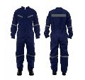 Blue Plain Full Sleeves cotton boiler suit